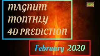 February 2020 Magnum Monthly 4d Prediction and Tips ( Ramalan nombor ekor untuk bulan February 2020)