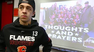 Calgary Flames react to news of Humboldt Broncos bus crash
