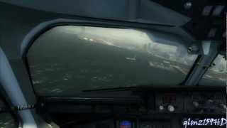 Avro RJ085 Beautiful Approach to Santos Dumont - FSX HD