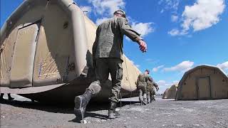 Развертывание полевого госпиталя в Красноярском крае