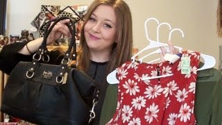 Huge Thrift Store Haul and Mini Vlog! | Spring Fashion Haul