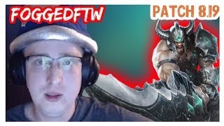 TRYNDAMERE vs NOCTURNE | TRYNDAMERE Top | FoggedFTW2 | Challenger Gameplay | Patch 8.19