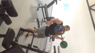 Denis Cyplenkov 75kg bicep curl