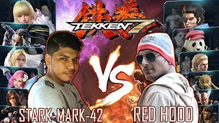 DUSSEHRA SPECIAL || TEKKEN 7 PvP || STARK-MARK-42 Vs RED HOOD [+Special Rule]