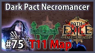T11 Map: Bazaar - Dark Pact Necromancer #75 - SSF Path of Exile 3.0 Harbinger League