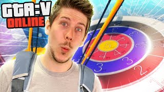 GIANT CAR DARTS? | GTA 5 Online Overtime Rumble