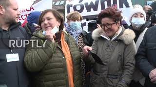 Poland: Former First Ladies join Belarus border protest demanding aid for migrants