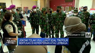 Tegas! Jokowi Tolak Usulan Luhut Soal Penempatan TNI/Polri di Kementerian