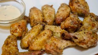Baked Garlic Parmesan Wings - Cooked by Julie Episode 205