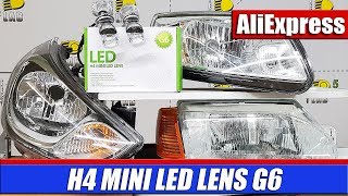 СВЕТОДИОДНАЯ ЛИНЗА  размером с ЛАМПУ H4!!! Тест H4 MINI LED LENS