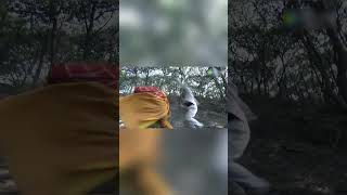 日本忍者跟蹤少林寺高手，卻沒想到他竟是個隱藏的功夫大師!#shorts #中國功夫 #kung
