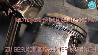 Problemzone 1.4 tsi Ringstegbruch am Kolben R.U.F. GmbH live bei der Demontage dabei