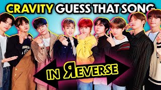 Can CRAVITY Guess Cravity Songs in One Second - IN REVERSE?! (K-Pop)