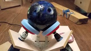 DIY bowling ball spinner Станочек для полировки шаров своими руками