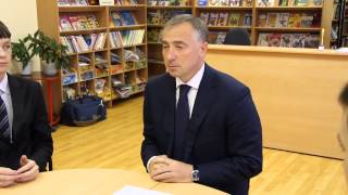 Владимир Мазур рассказал старшеклассникам, как он стал мэром