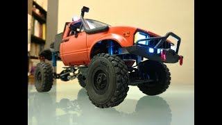 My WPL C14 with 2 speed gearbox, oil shocks and some mods (HK)