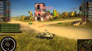 Мир танков World of Tanks ротный бой т-50, правельный свет.