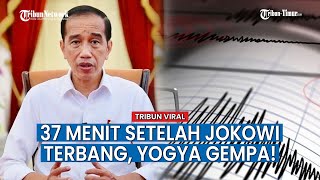 Presiden Jokowi dan Ibu Iriana Baru Saja Lepas Landas Saat Gempa Guncang Yogyakarta