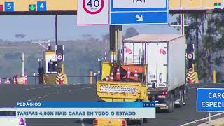 Pedágios das rodovias de SP ficam 4,66% mais caros