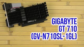 Распаковка Gigabyte GT 710 (GV-N710SL-1GL)