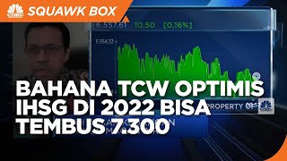 Bahan TCW Optimistis IHSG di 2022 Bisa Tembus 7.300