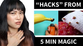Scientist Reacts to Bad Beauty Hacks: 5 Minute Magic | Lab Muffin Beauty Science