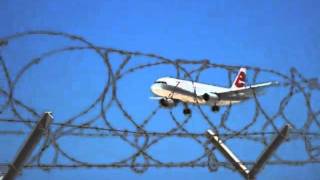 Landing at Lampedusa A-320