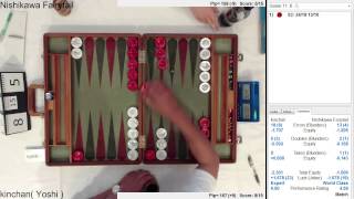 ( XG feed ) (1) Nishikawa vs kinchan( Yoshi ) 15pts Japan Open Main