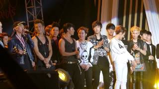130115 ending EXO SJ @ GDA 2013 엑소 Golden Disk Awards 【HD】 fancam