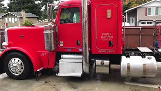 Peterbilt 389 project Устанавливаем восемь дюймов глушитель