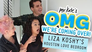 Liza Koshy's Houston Love Bedroom Makeover | OMG We're Coming Over | Mr. Kate