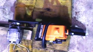 генератор с бензопилы своими руками  generator with chainsaws