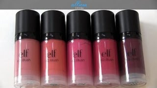 e.l.f. Studio HD Blushes: Live Swatches & Review