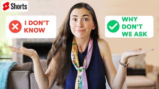 Stop Saying I DON'T KNOW | Vocabulary that Native Speakers Use in English #Shorts