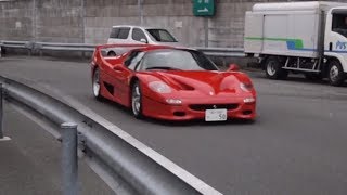 Ferrari drift and crash