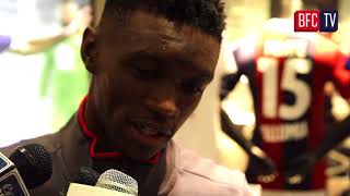 Mbaye allo Store Macron BFC di Galleria Cavour