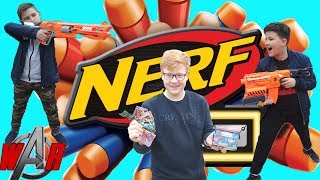 НЕРФ БИТВА за РЕДКИЕ КАРТОЧКИ (Кириешка Nerf War)
