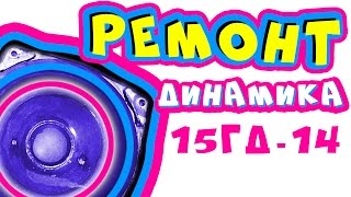 25ГДН. Ремонт динамика 15ГД-14 (25гдн-3-4). Как избавится от хруста ?