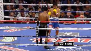 Пакьяо VS Мозли HD Round 10 Pacquiao vs Shane Mosley