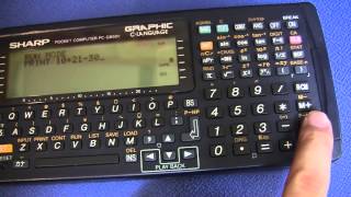 Sharp Pocket computer PC-G850V シャープポケットコンピューター