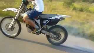 Yamaha YZ250F Burnout