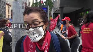 USA: Protesters rally against Bolsonaro ahead of UN speech in NYC
