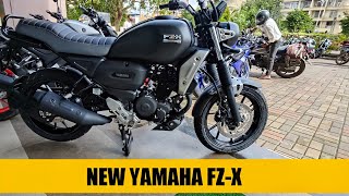 THE YAMAHA FZ-X Detailed Review, Engine, Specification, Price, Colours, Suspension,Brakes & Tyres