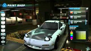 Need For Speed World:customizing my rx7 and cruising around