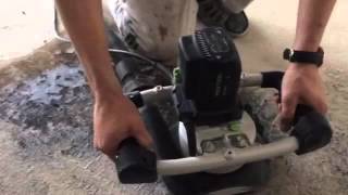 Снятие гудрона машинкой Festool