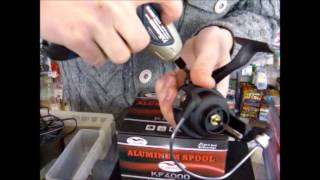 Разбор катушки KF 4000 от компании OMAKS ( ОМАКС )