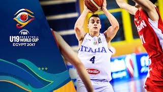 Italy v Iran - Full Game - FIBA U19 Basketball World Cup 2017