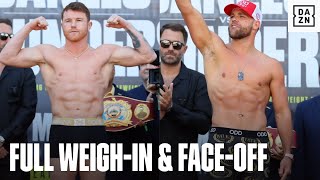 Canelo & Billy Joe Saunders Look SHREDDED On Scales Ahead of Unification Fight