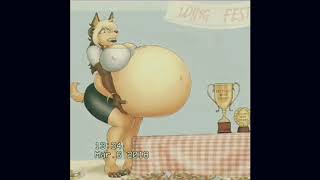 Fat Jackal Belly Inflation (popping)