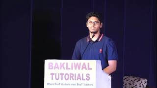 Snehil Srivastava - JEE Advanced 2019 - AIR 656 at Felicitation  ceremony June 22 2019